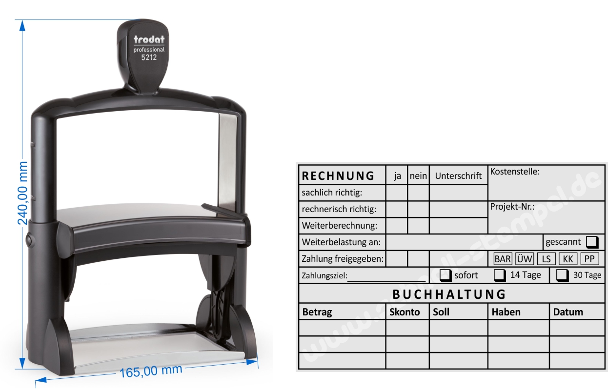 Stempel-Rechnungspruefung