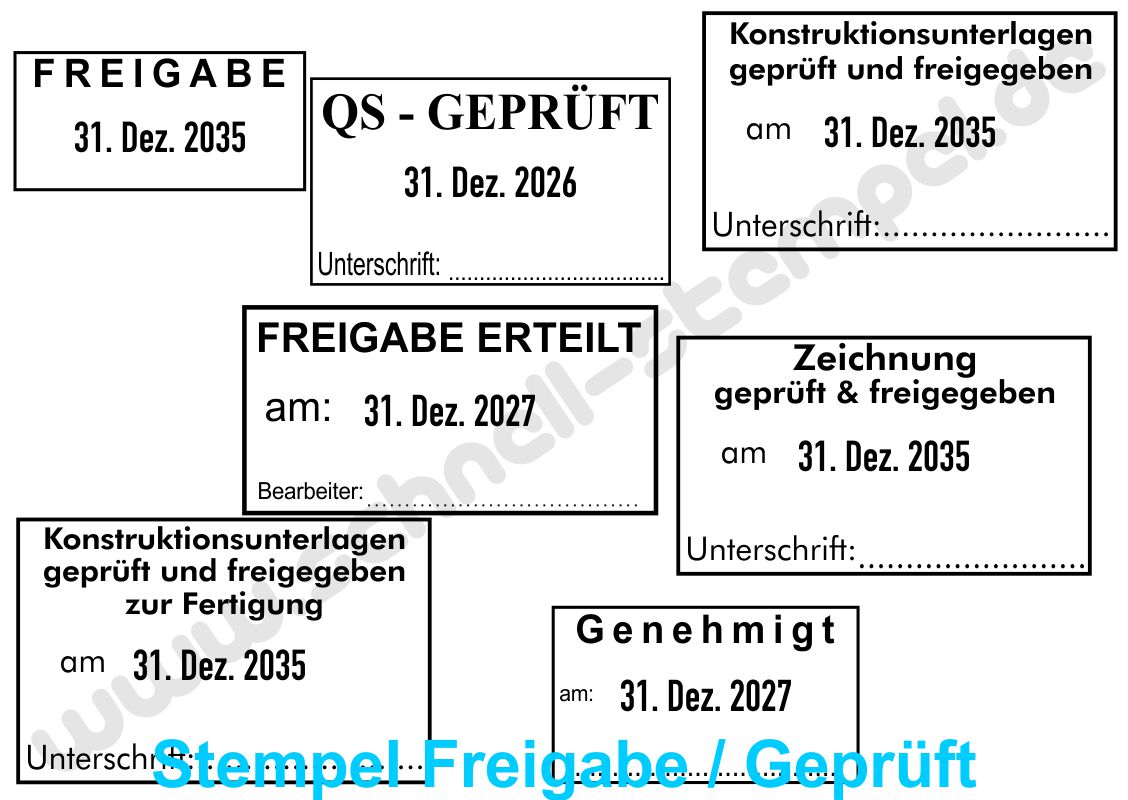 Prüfungstempel für die Qualitätssicherung Kaufen