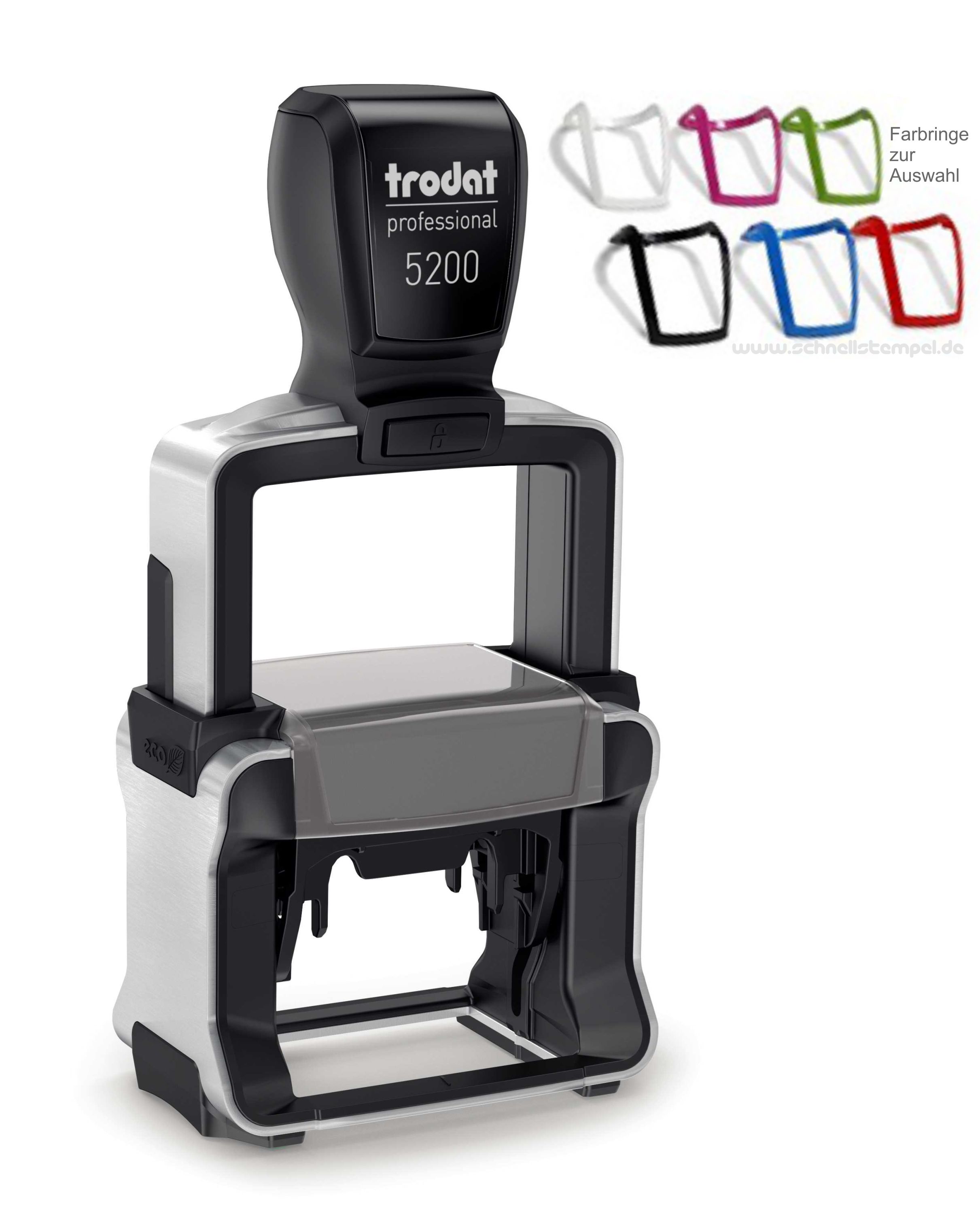 Trodat Professional 5200 hochwertiger Stempel Abdruckgroesse 41x24 mm