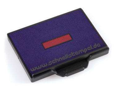 Stempelkissen 6/58/2 2-farbig Blau/Rot für Trodat Professional 5474 • 5480 • 5485