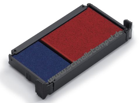 Ersatzstempelkissen-Trodat-Printy-4913-2/farbig-rot/blau
